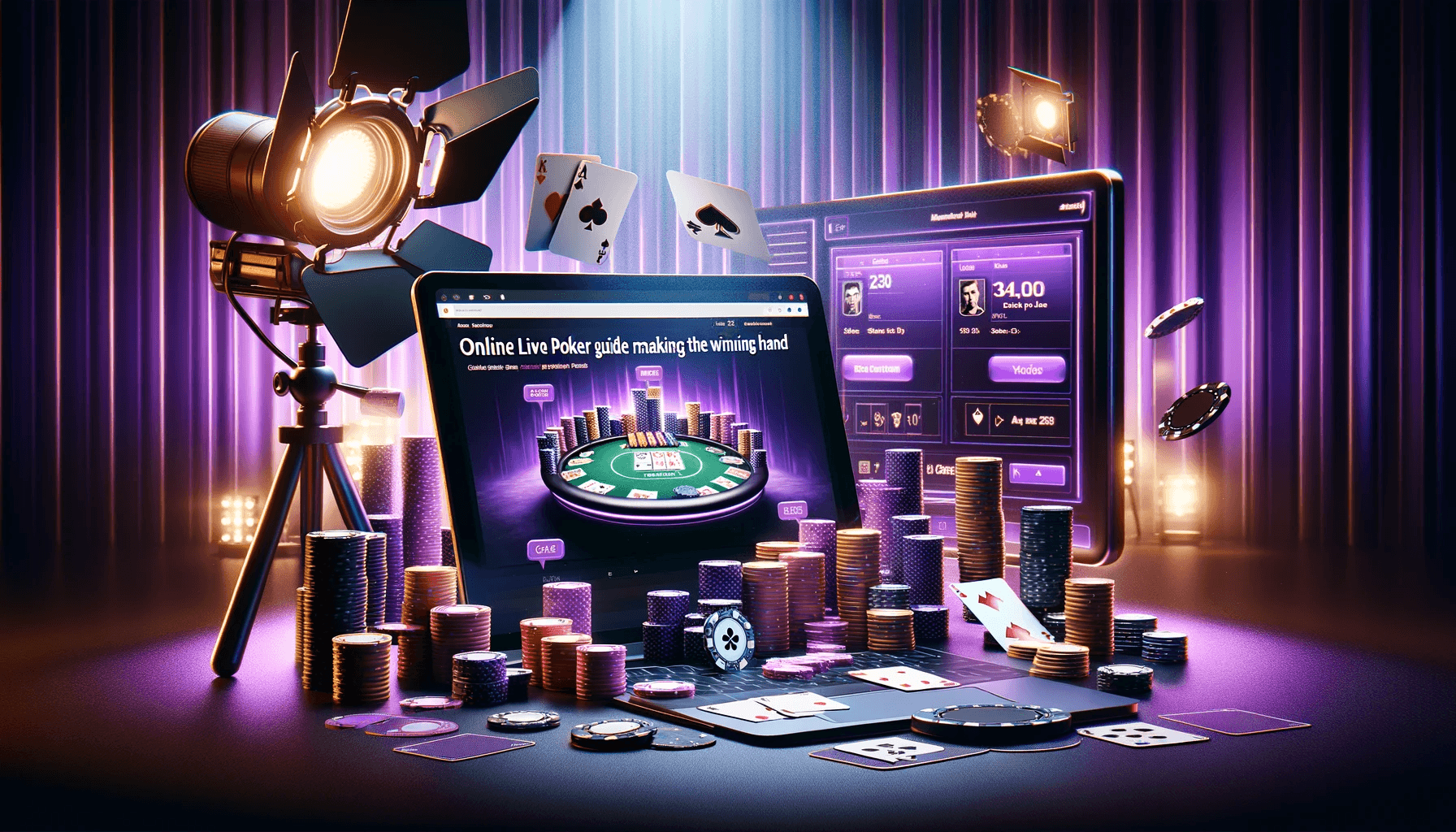 คู่มือโป๊กเกอร์สดออนไลน์เพื่อสร้างมือที่ชนะ image