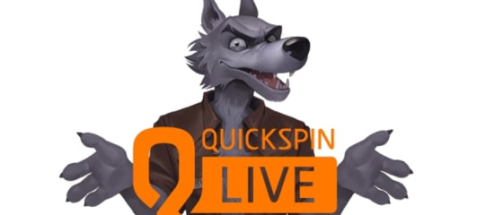Quickspin เพื่อเข้าร่วมพื้นที่เล่นเกมสดกับ Big Bad Wolf Live